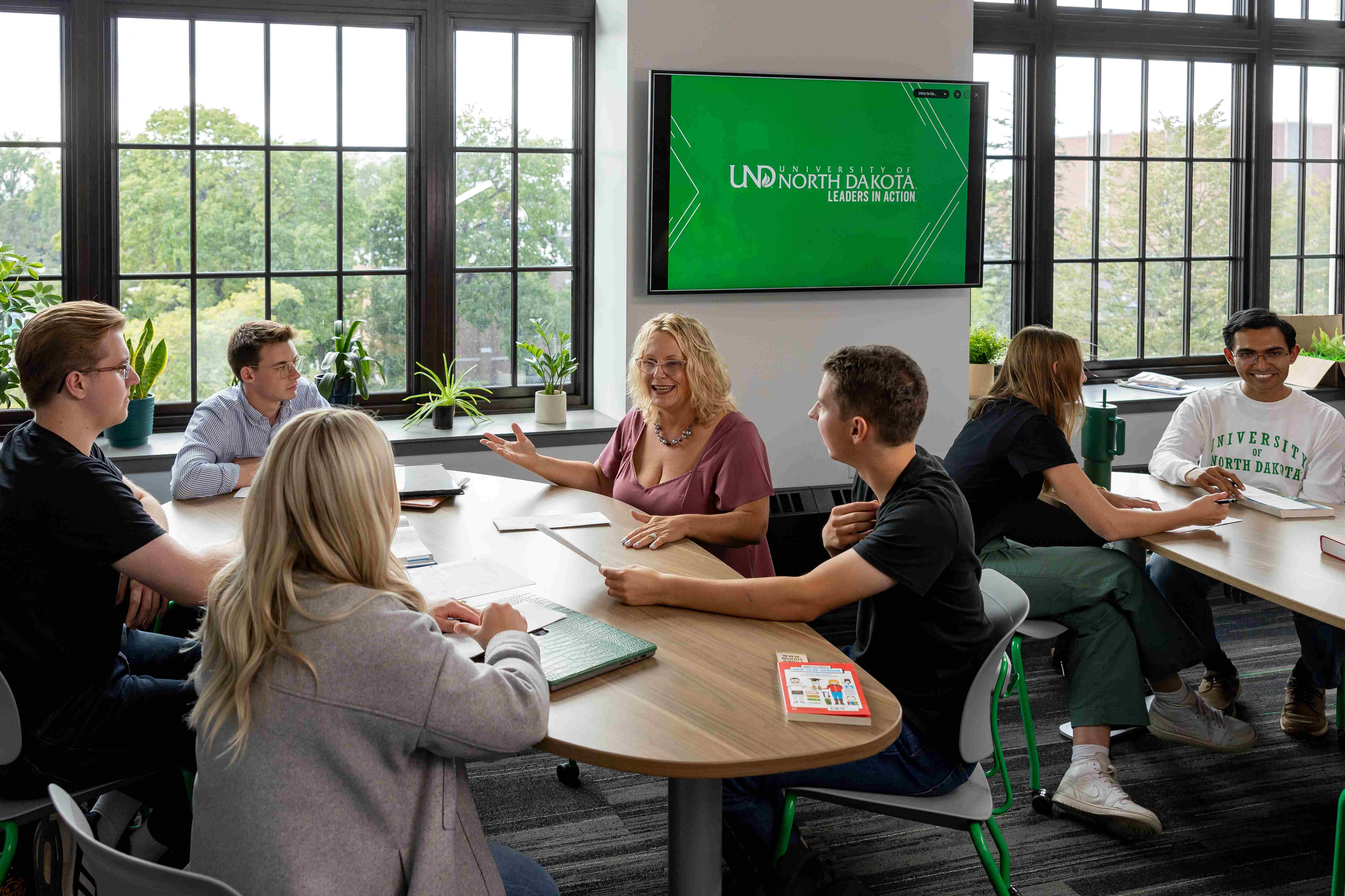 Students Sitting in the Union