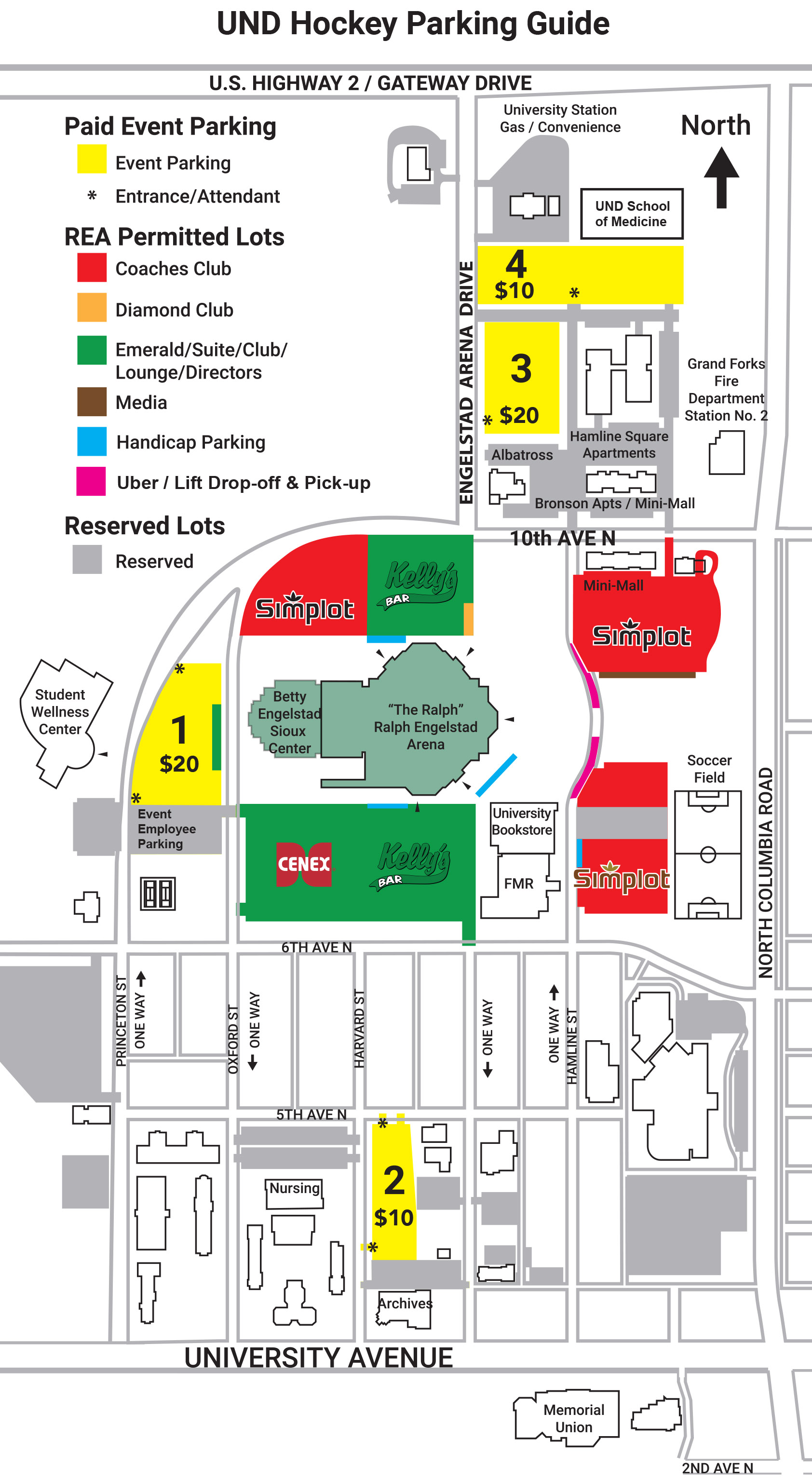 Event and Visitor Parking, Parking